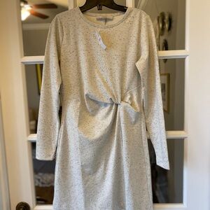 LOFT Flecked Twist Dress